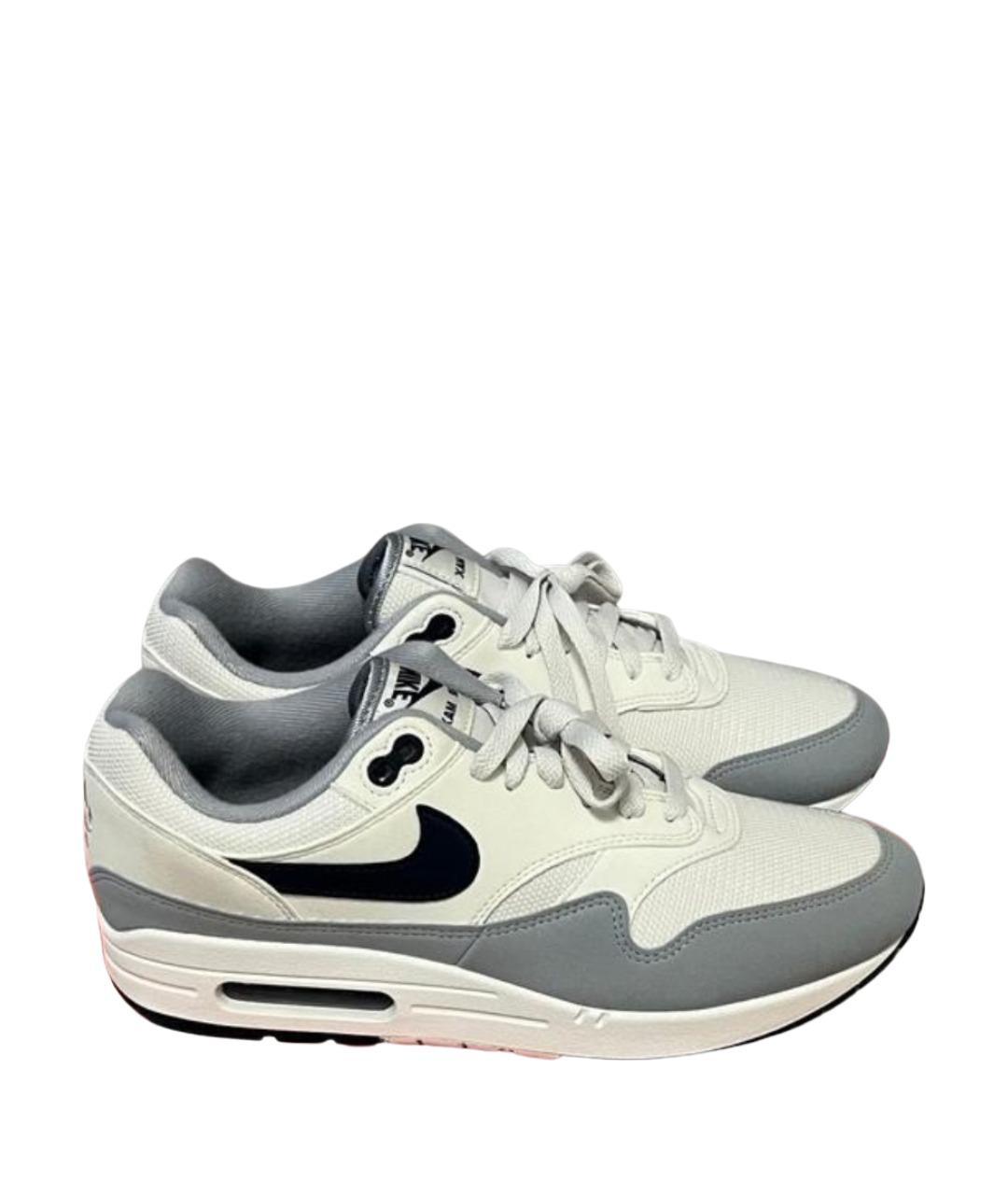 NIKE Белые низкие кроссовки / кеды из искусственной кожи, фото 1