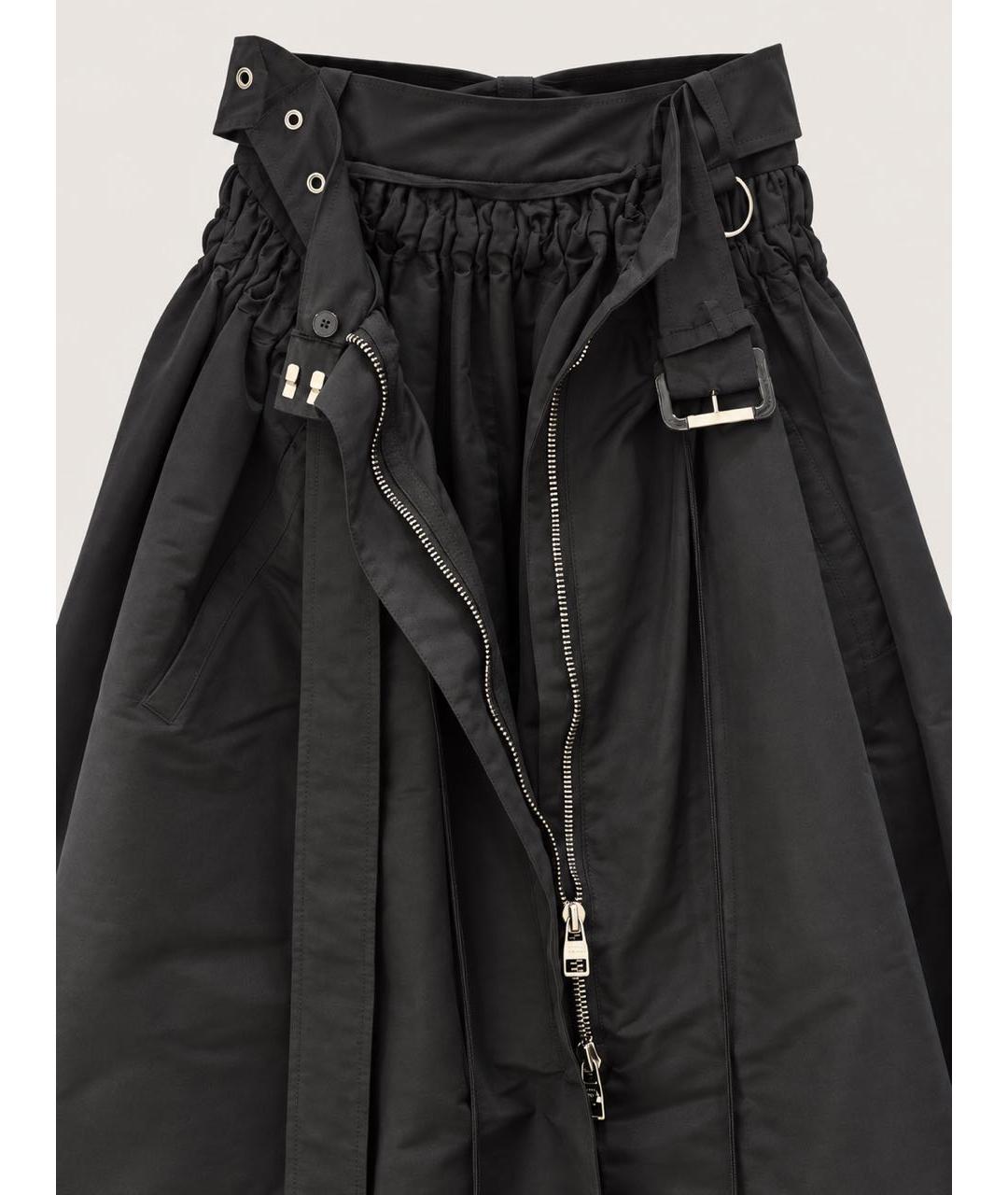 ALEXANDER MCQUEEN Темно-синяя юбка миди, фото 2