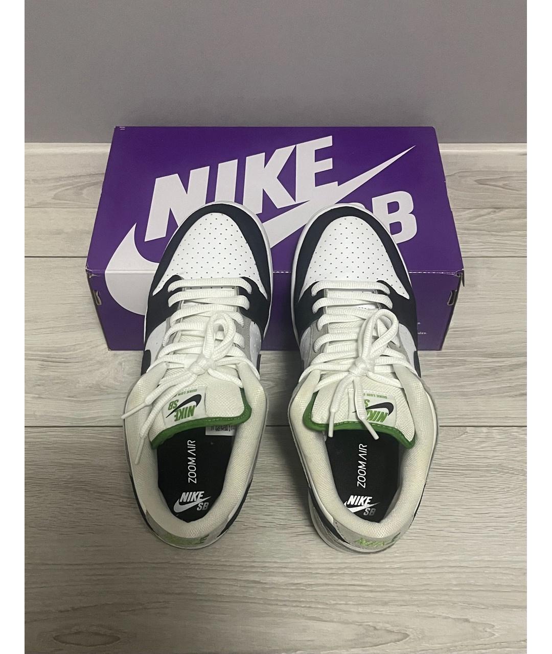 NIKE Мульти низкие кроссовки / кеды из искусственной кожи, фото 3
