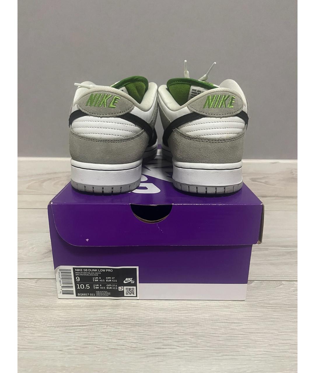 NIKE Мульти низкие кроссовки / кеды из искусственной кожи, фото 4