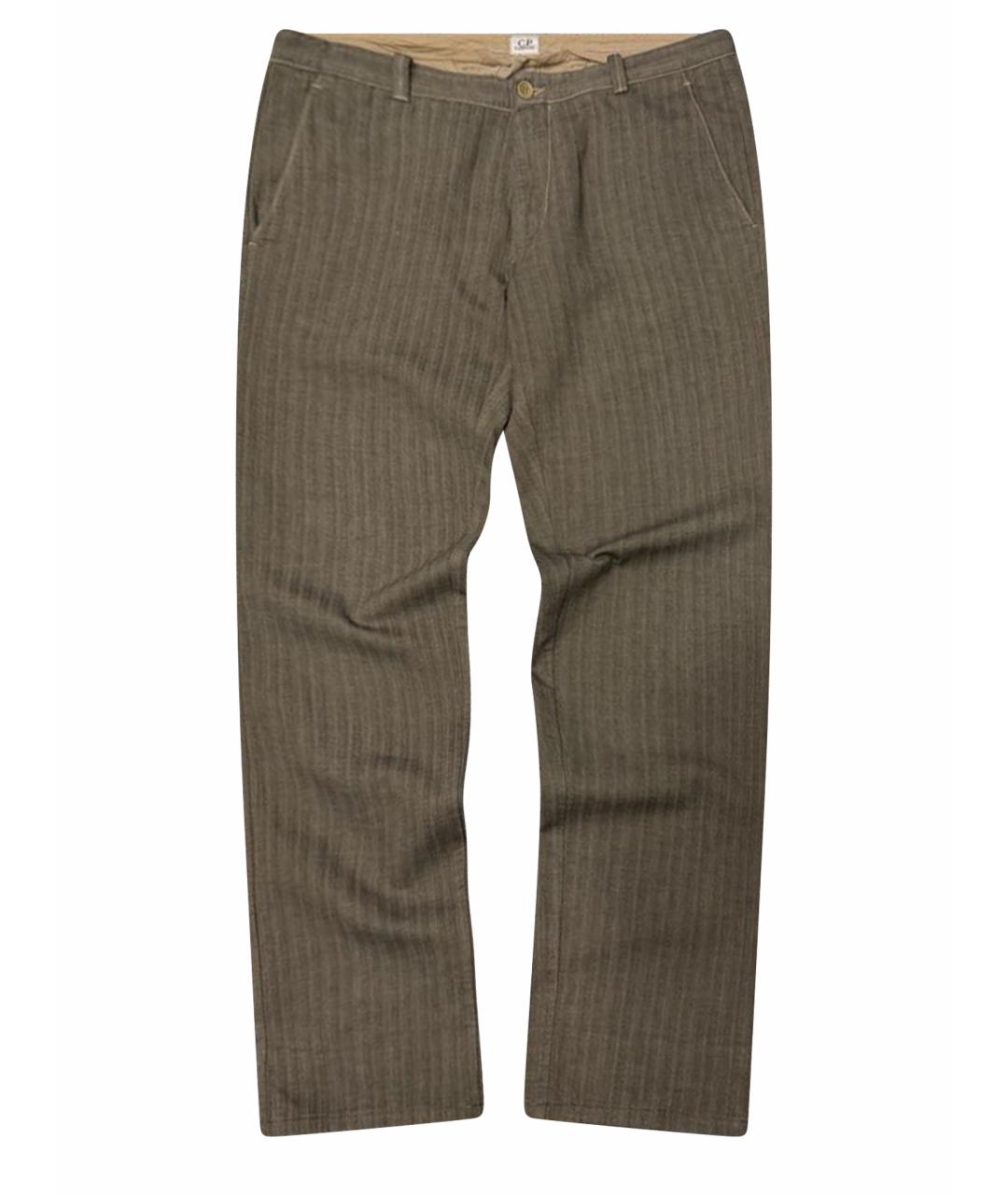 CP COMPANY Коричневые хлопковые повседневные брюки, фото 1