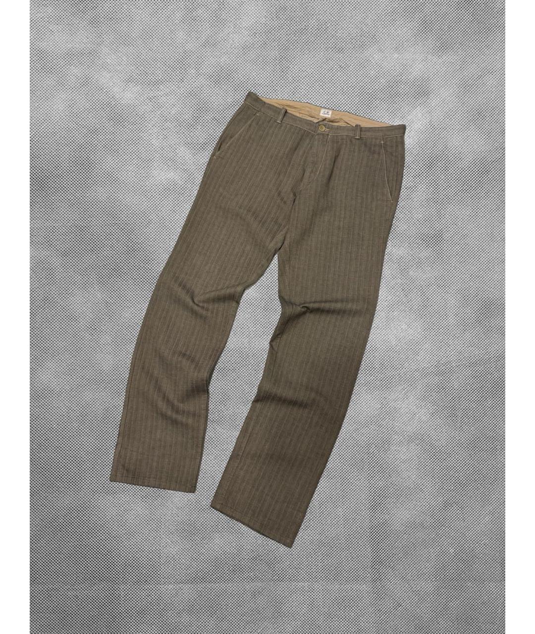 CP COMPANY Коричневые хлопковые повседневные брюки, фото 7