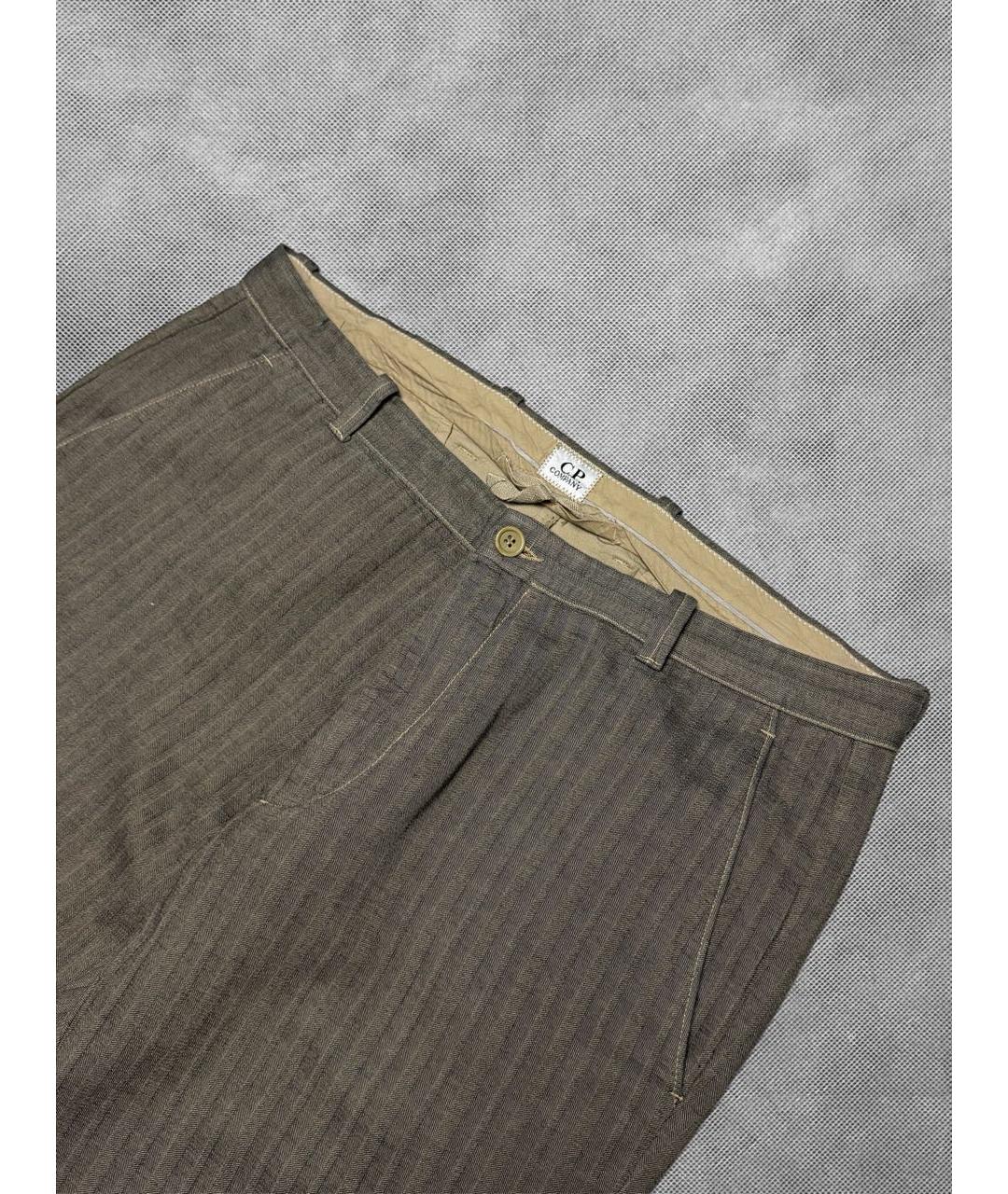 CP COMPANY Коричневые хлопковые повседневные брюки, фото 5