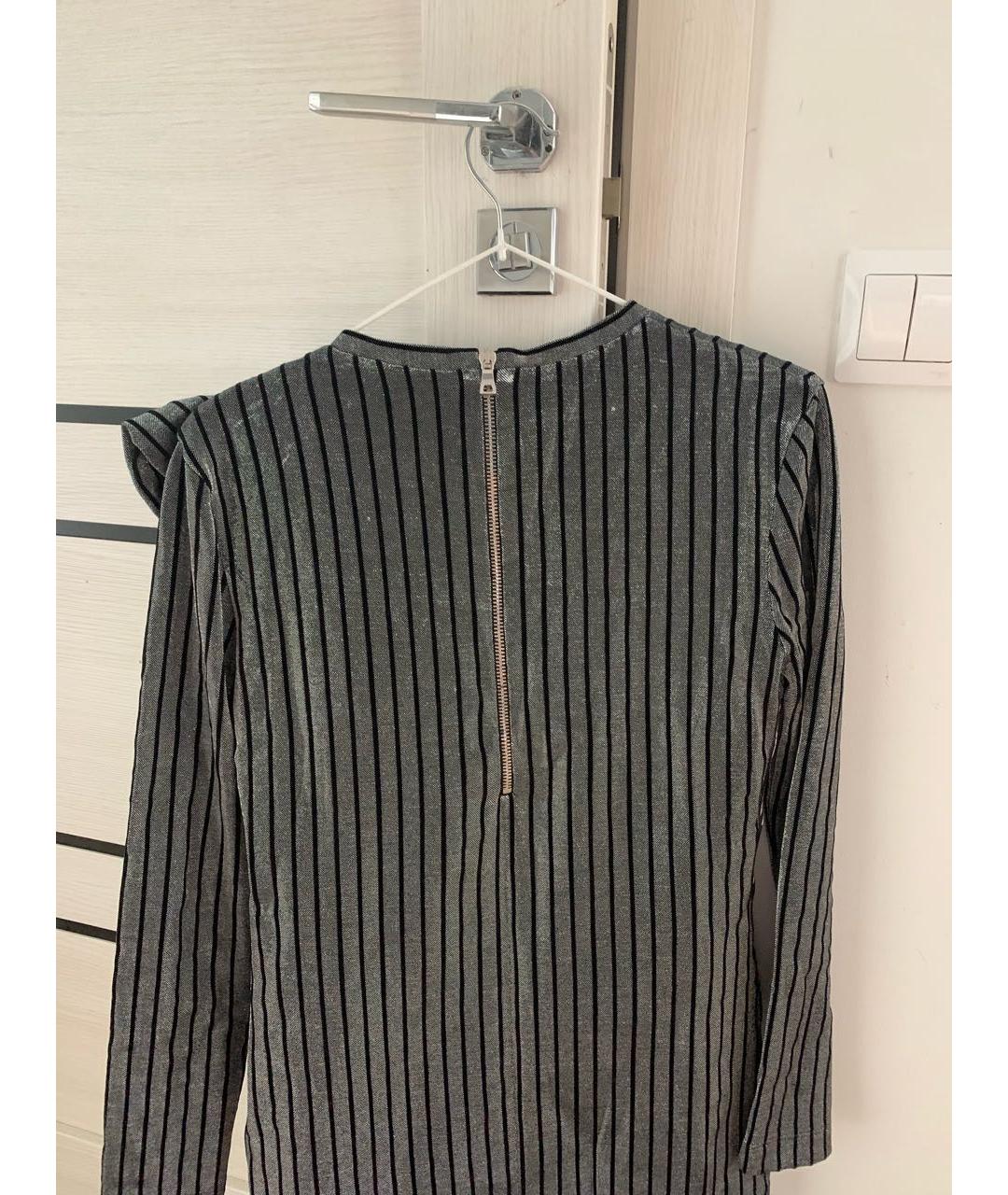 BALMAIN Черное хлопковое вечернее платье, фото 3