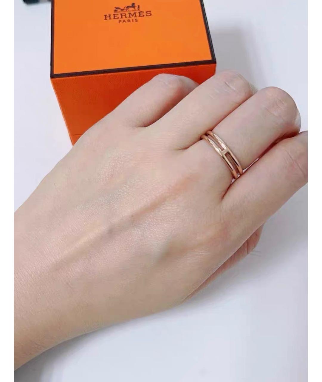 HERMES Золотое кольцо из розового золота, фото 2