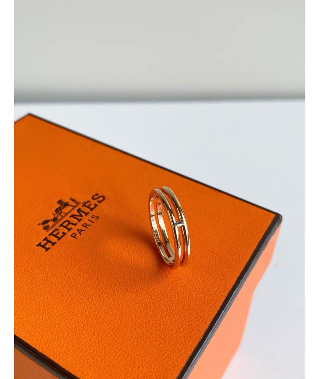 HERMES Золотое кольцо из розового золота, фото 3