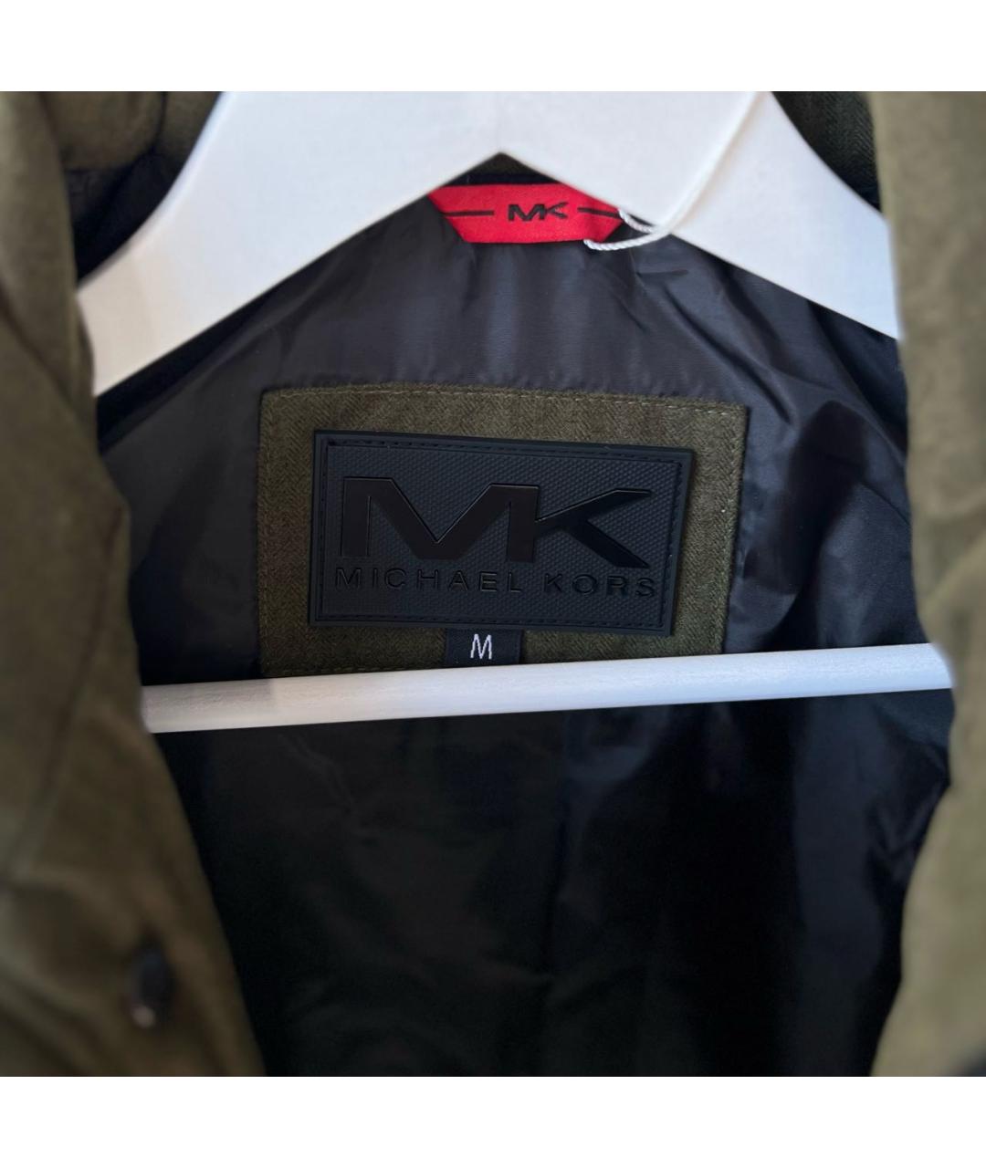 MICHAEL KORS Хаки полиэстеровый жилет, фото 3
