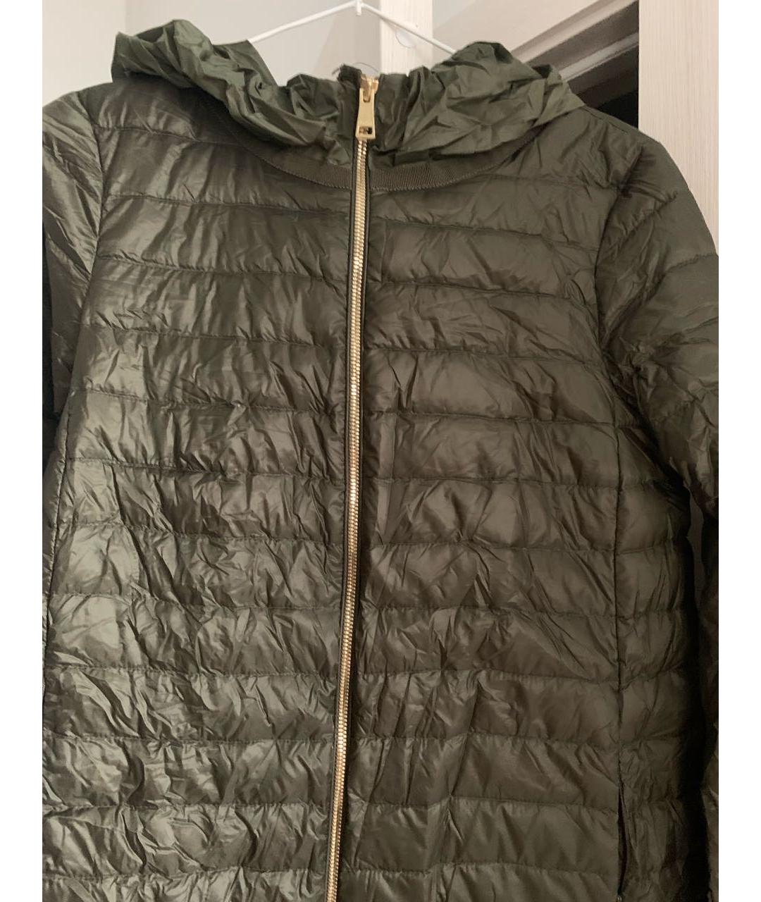 MONCLER Хаки полиамидовая куртка, фото 4
