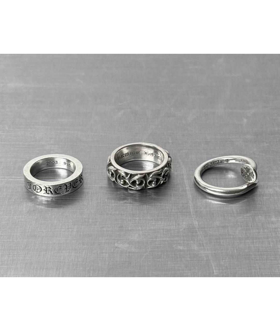 CHROME HEARTS Серебряное серебряное кольцо, фото 3