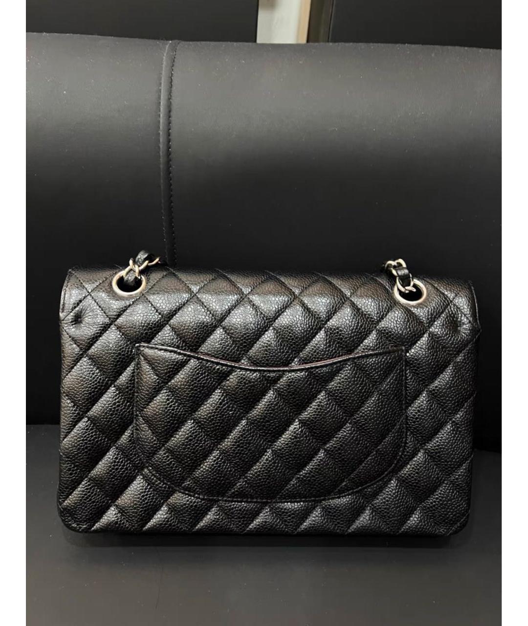 CHANEL Черная кожаная сумка через плечо, фото 3
