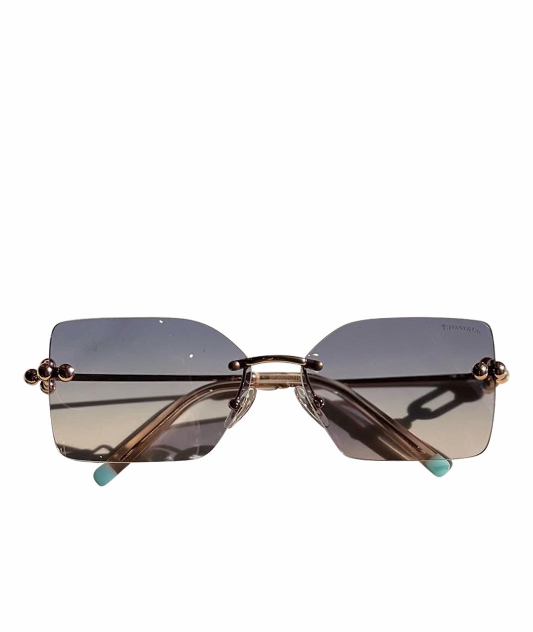 TIFFANY&CO Металлические солнцезащитные очки, фото 1