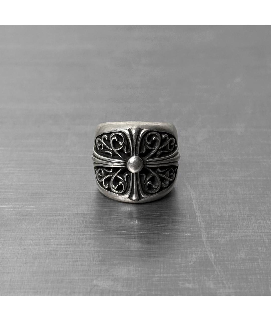 CHROME HEARTS Серебряное серебряное кольцо, фото 2