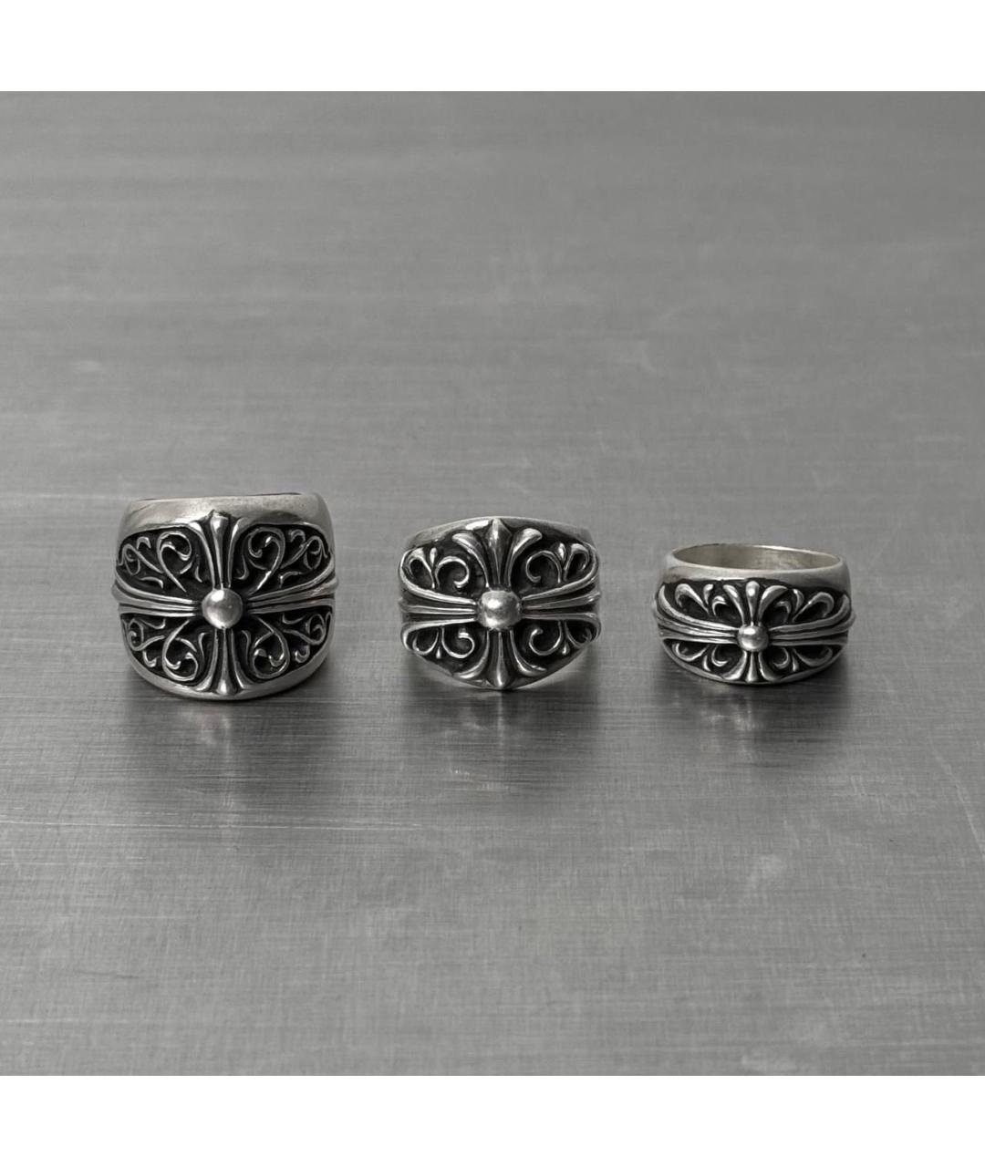 CHROME HEARTS Серебряное серебряное кольцо, фото 4
