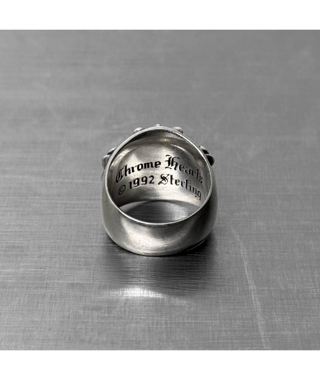 CHROME HEARTS Серебряное серебряное кольцо, фото 3