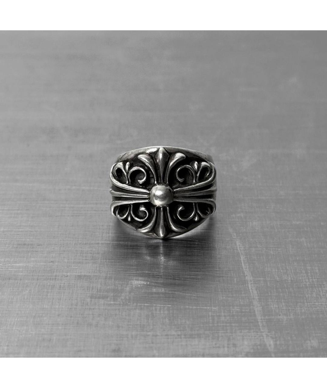 CHROME HEARTS Серебряное серебряное кольцо, фото 2