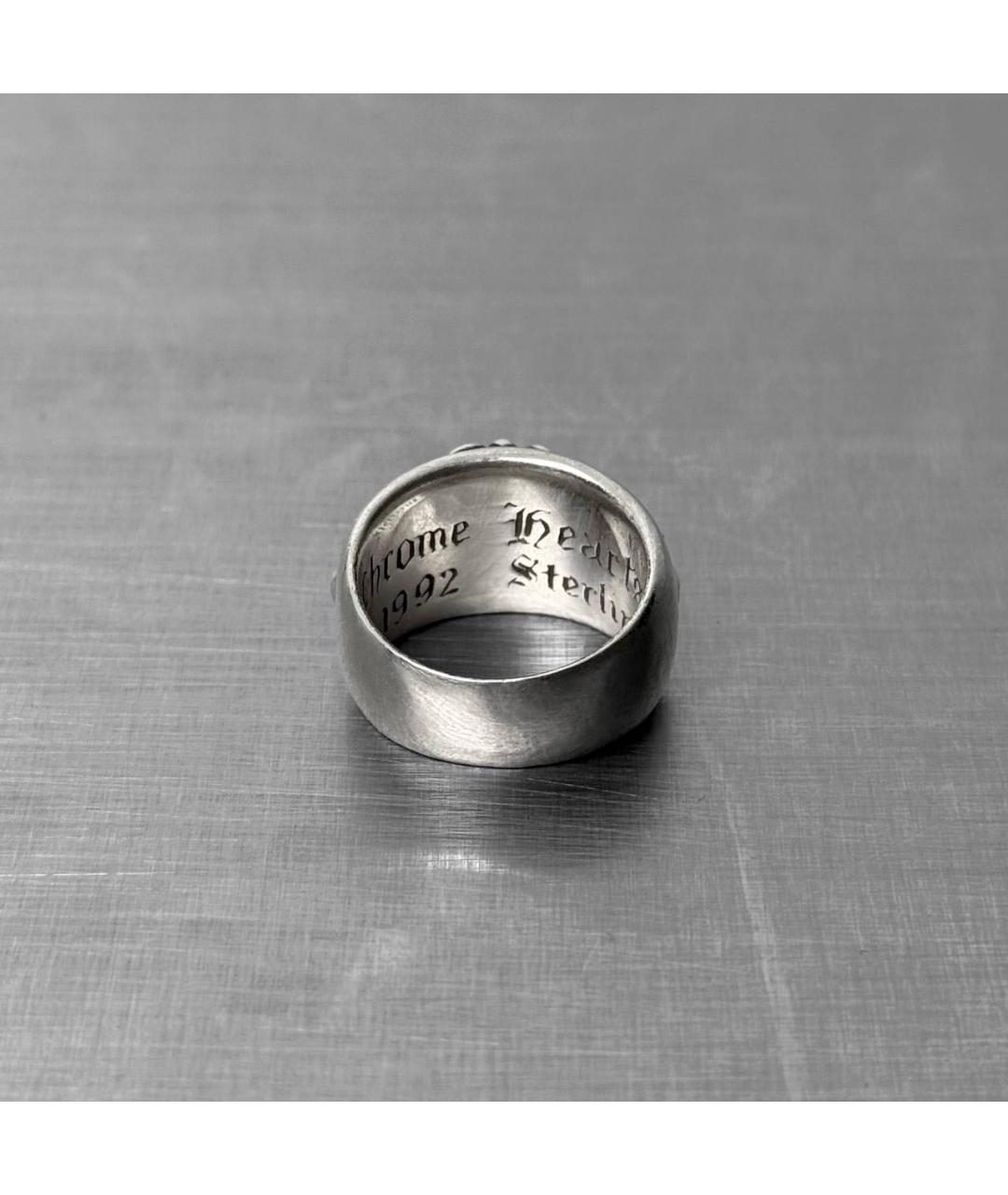 CHROME HEARTS Серебряное серебряное кольцо, фото 3