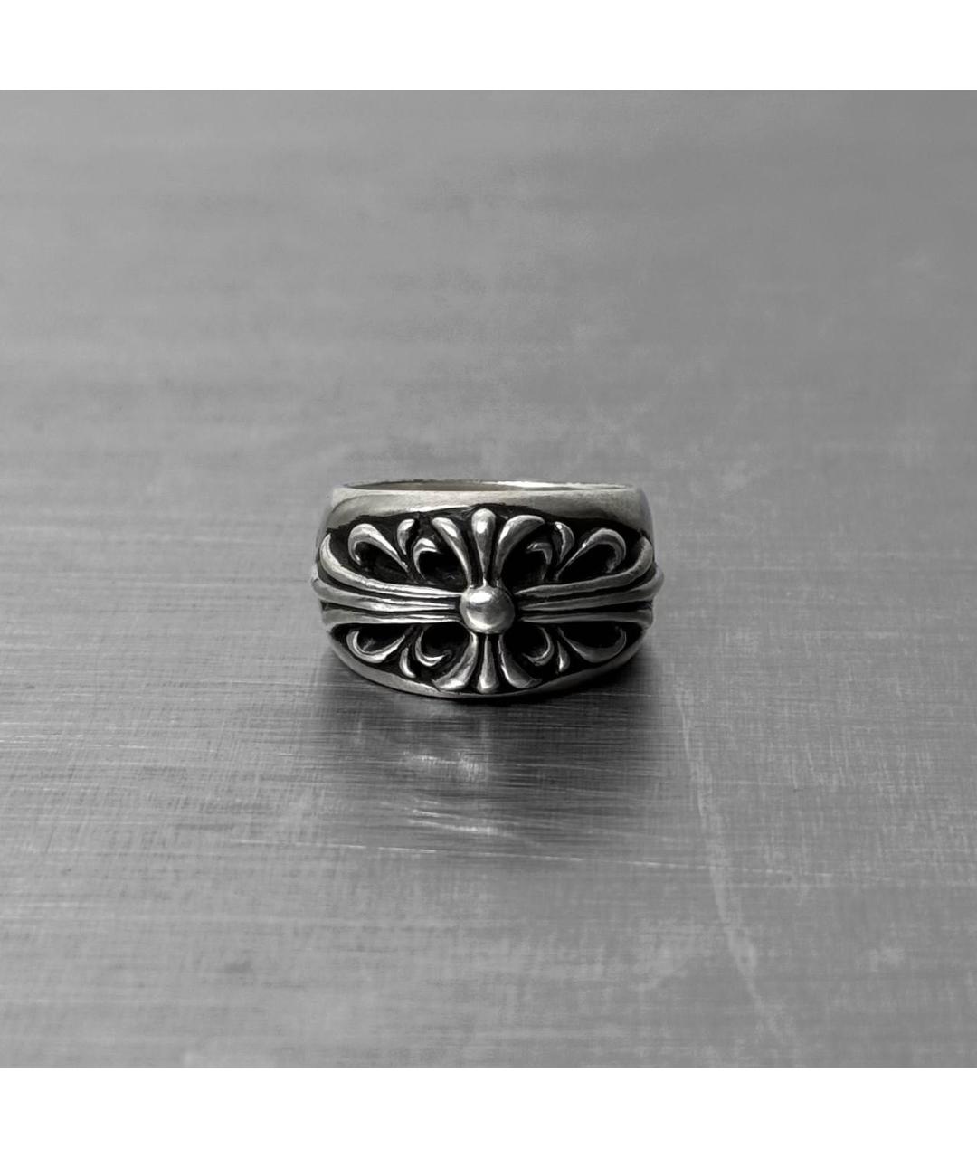 CHROME HEARTS Серебряное серебряное кольцо, фото 2