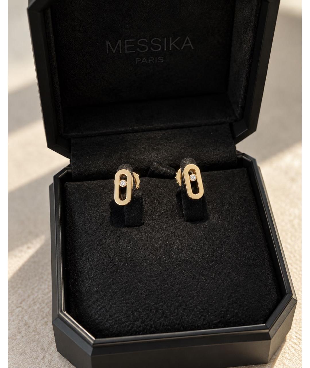 MESSIKA Золотые серьги из желтого золота, фото 4