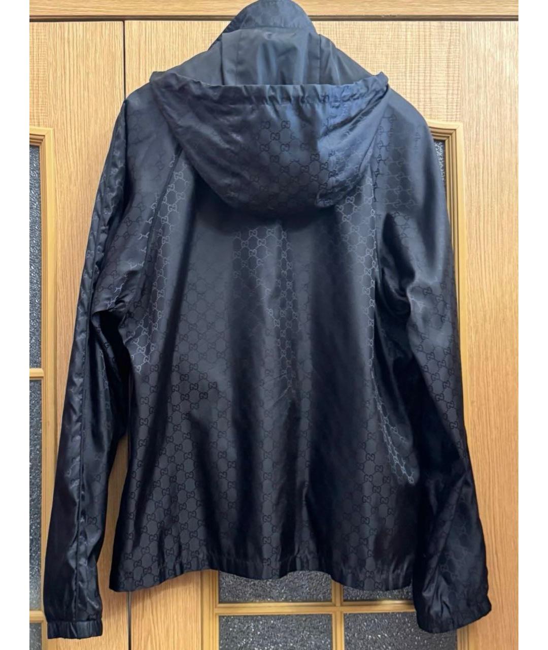 GUCCI Черная полиэстеровая куртка, фото 2