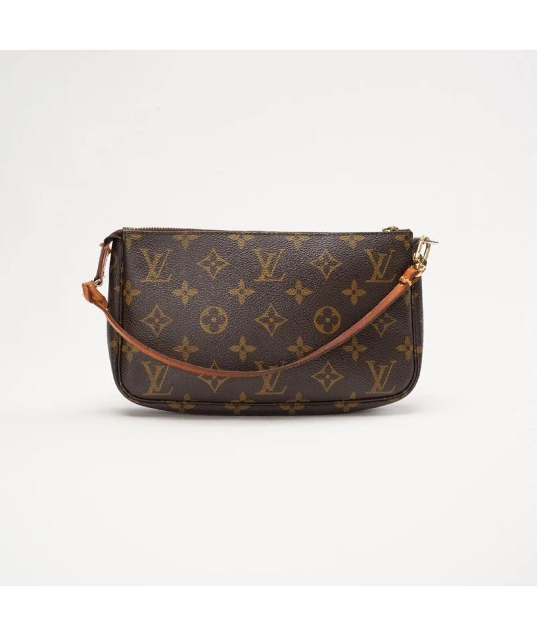 LOUIS VUITTON Коричневая сумка через плечо из канвы, фото 9