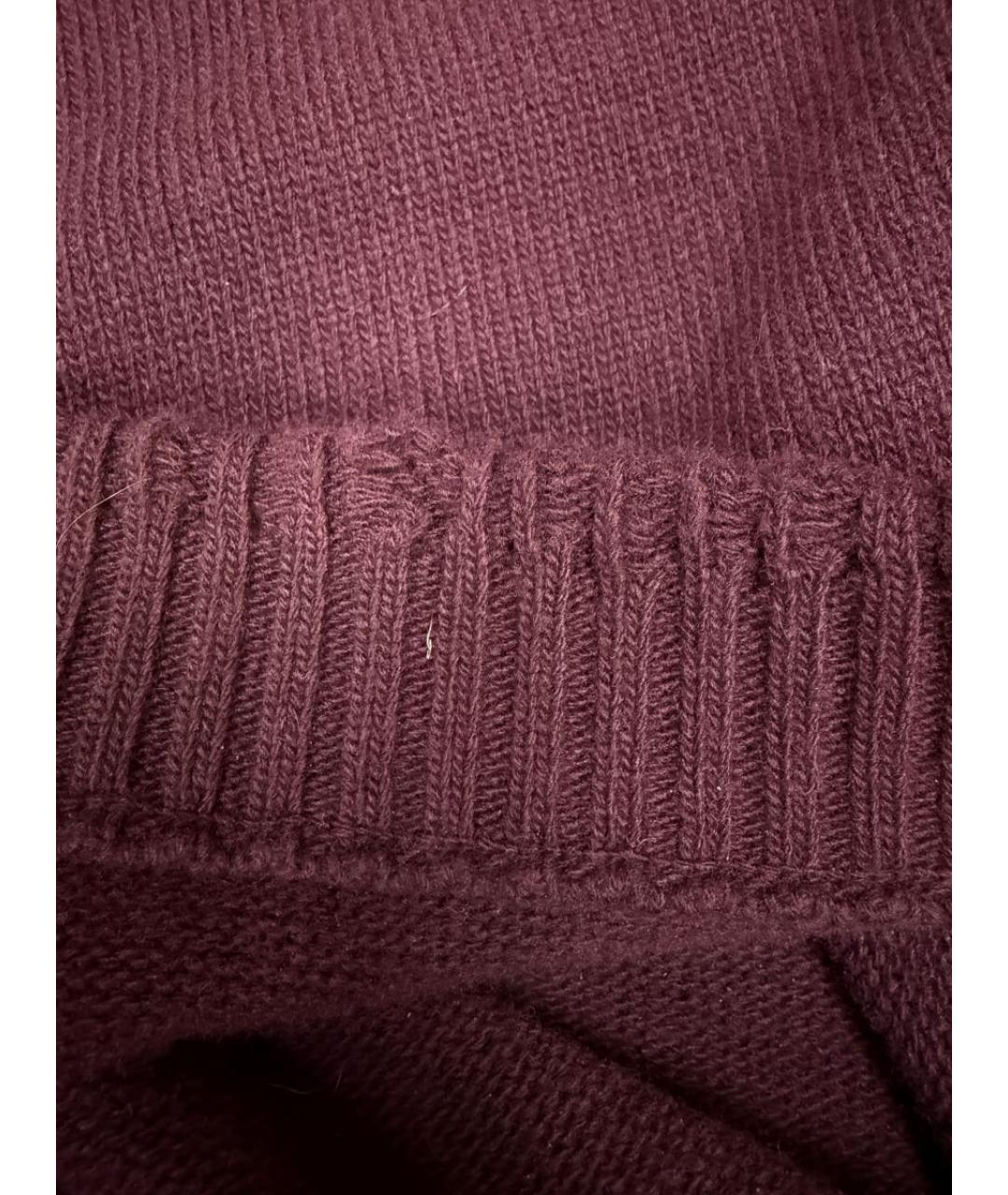 RED VALENTINO Бордовый шерстяной джемпер / свитер, фото 8