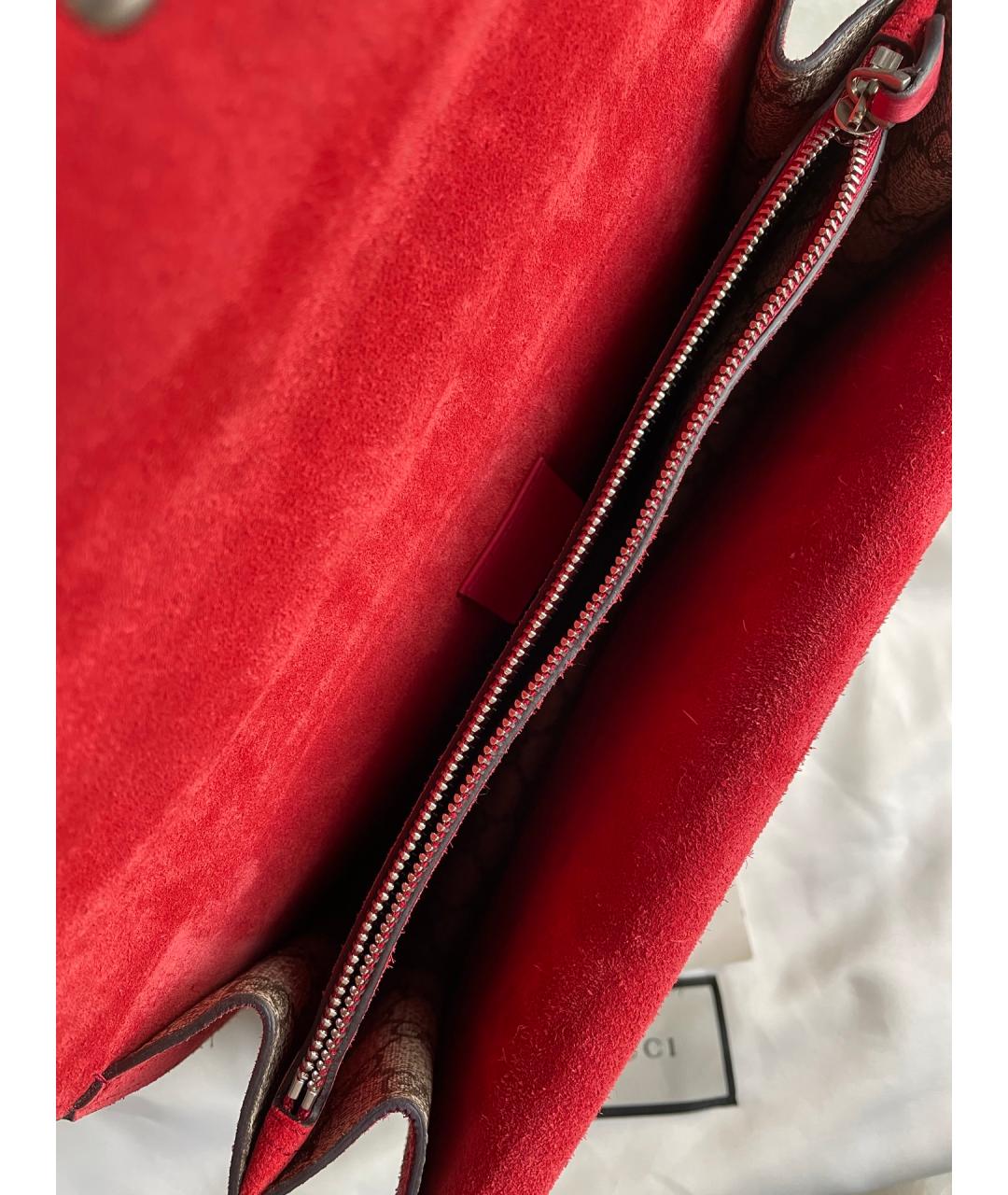 GUCCI Бежевая деним сумка через плечо, фото 6