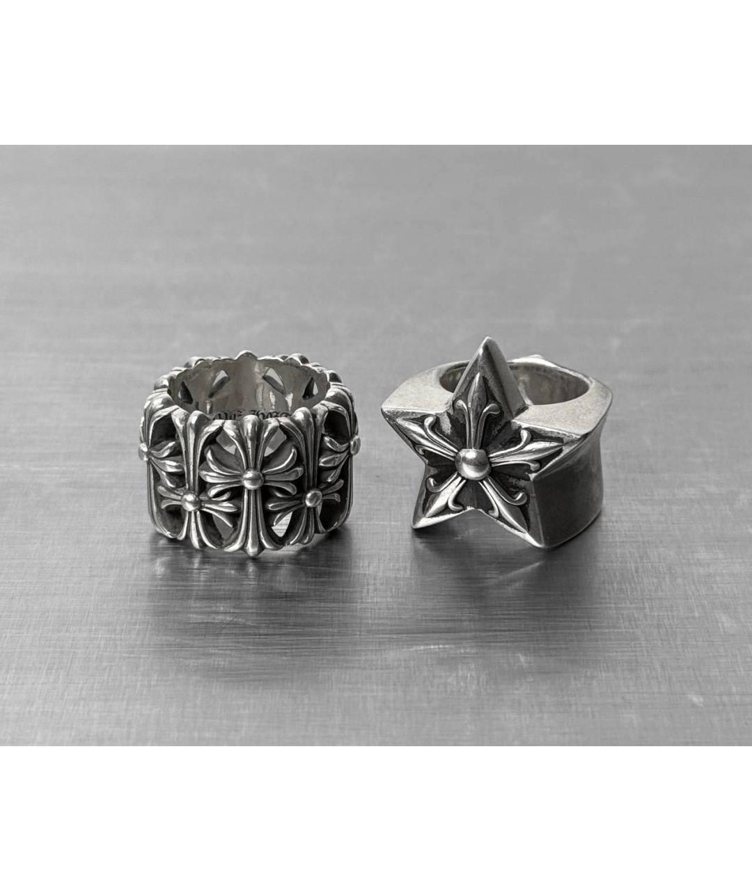 CHROME HEARTS Серебряное серебряное кольцо, фото 4