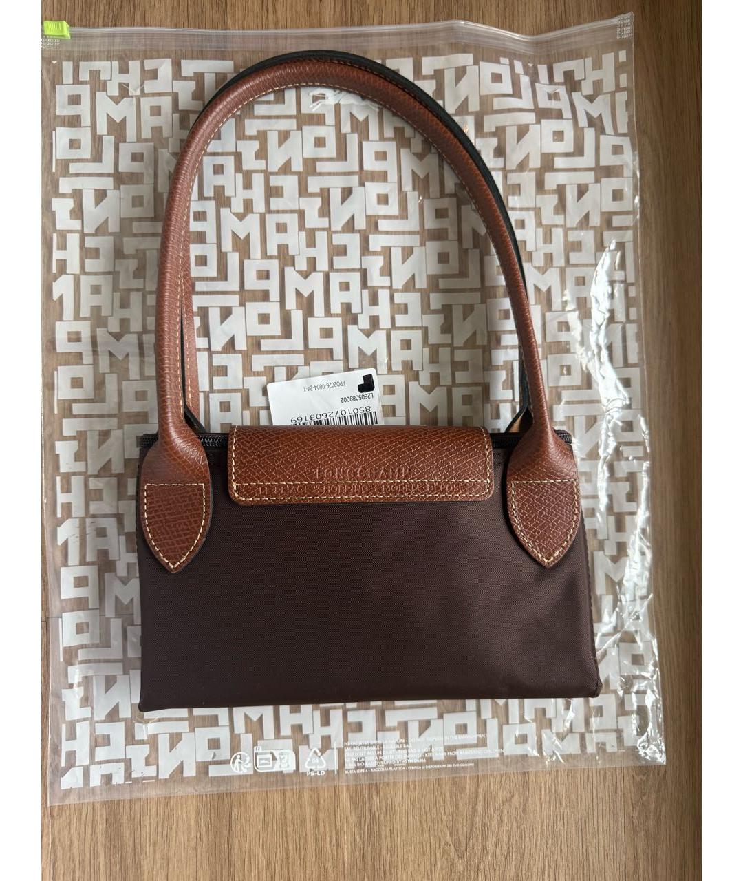 LONGCHAMP Коричневая сумка тоут, фото 5