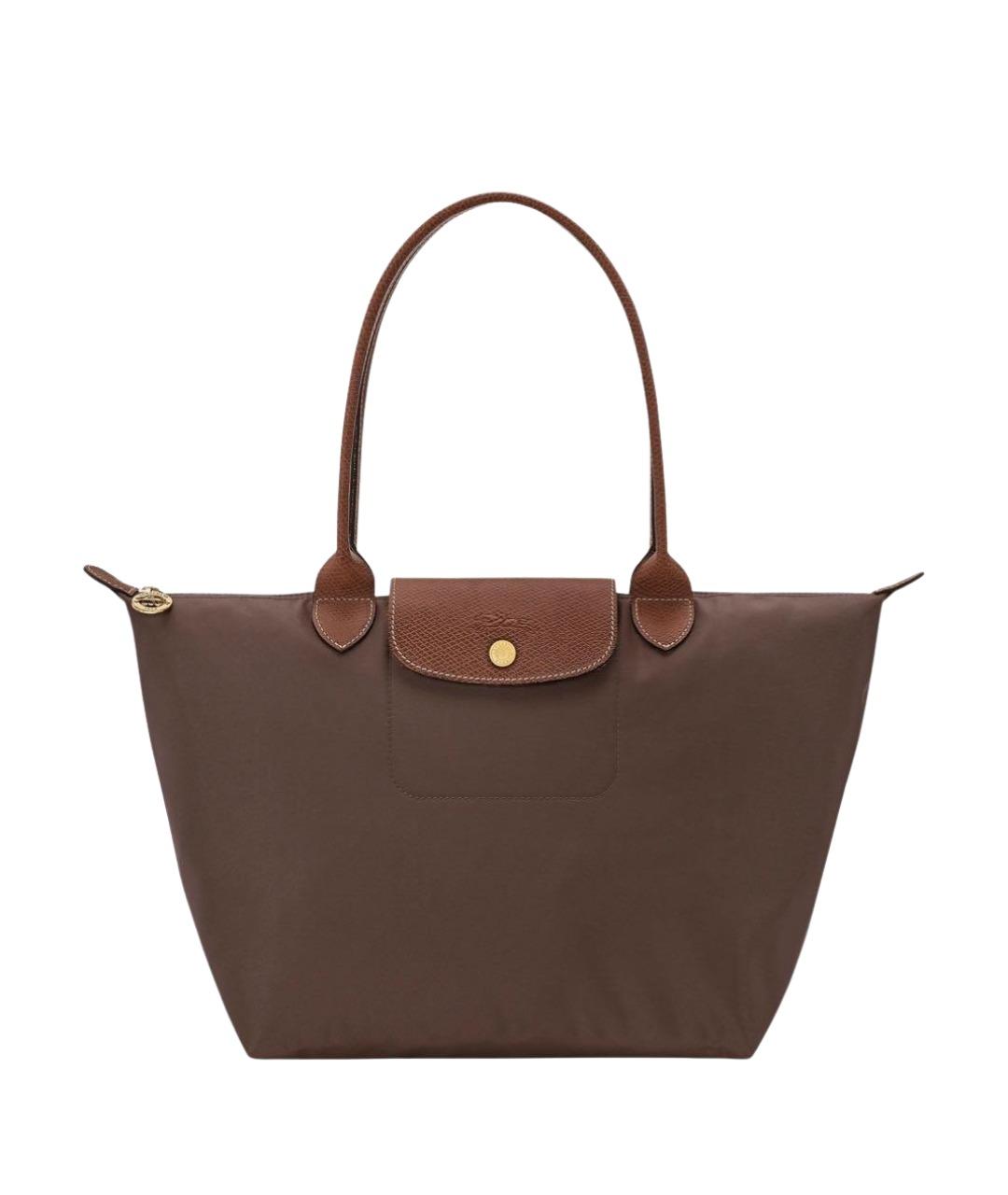 LONGCHAMP Коричневая сумка тоут, фото 1