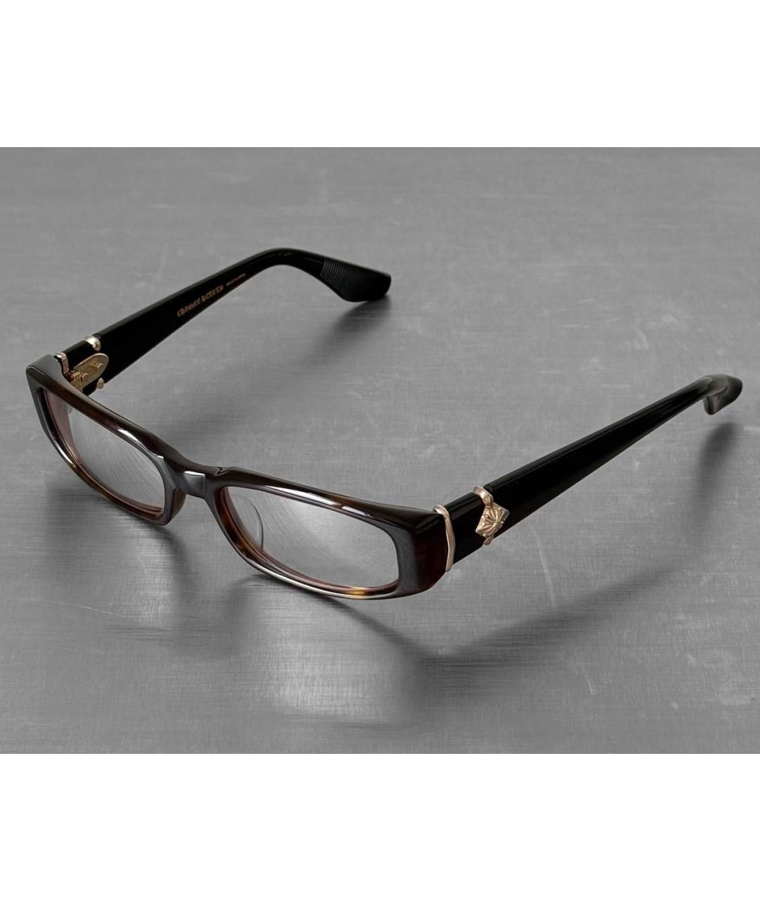CHROME HEARTS Черные пластиковые солнцезащитные очки, фото 9