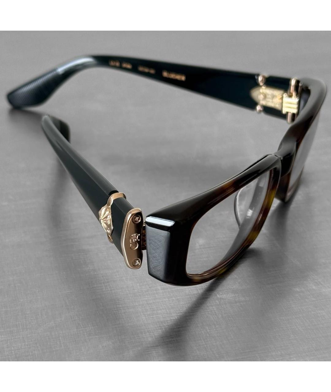 CHROME HEARTS Черные пластиковые солнцезащитные очки, фото 6