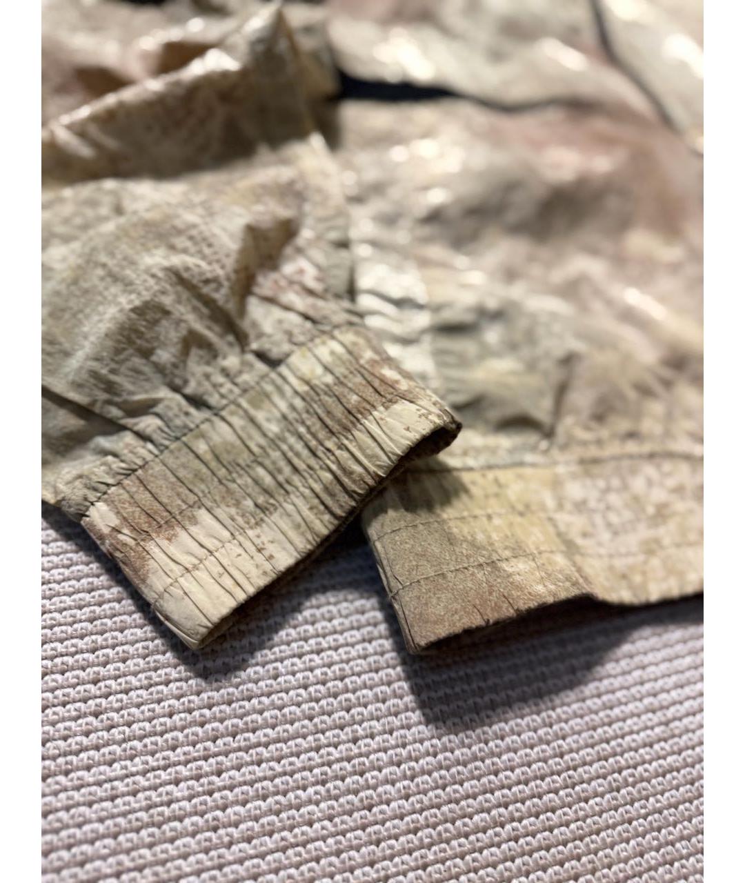 STONE ISLAND Бежевая нейлоновая куртка, фото 5