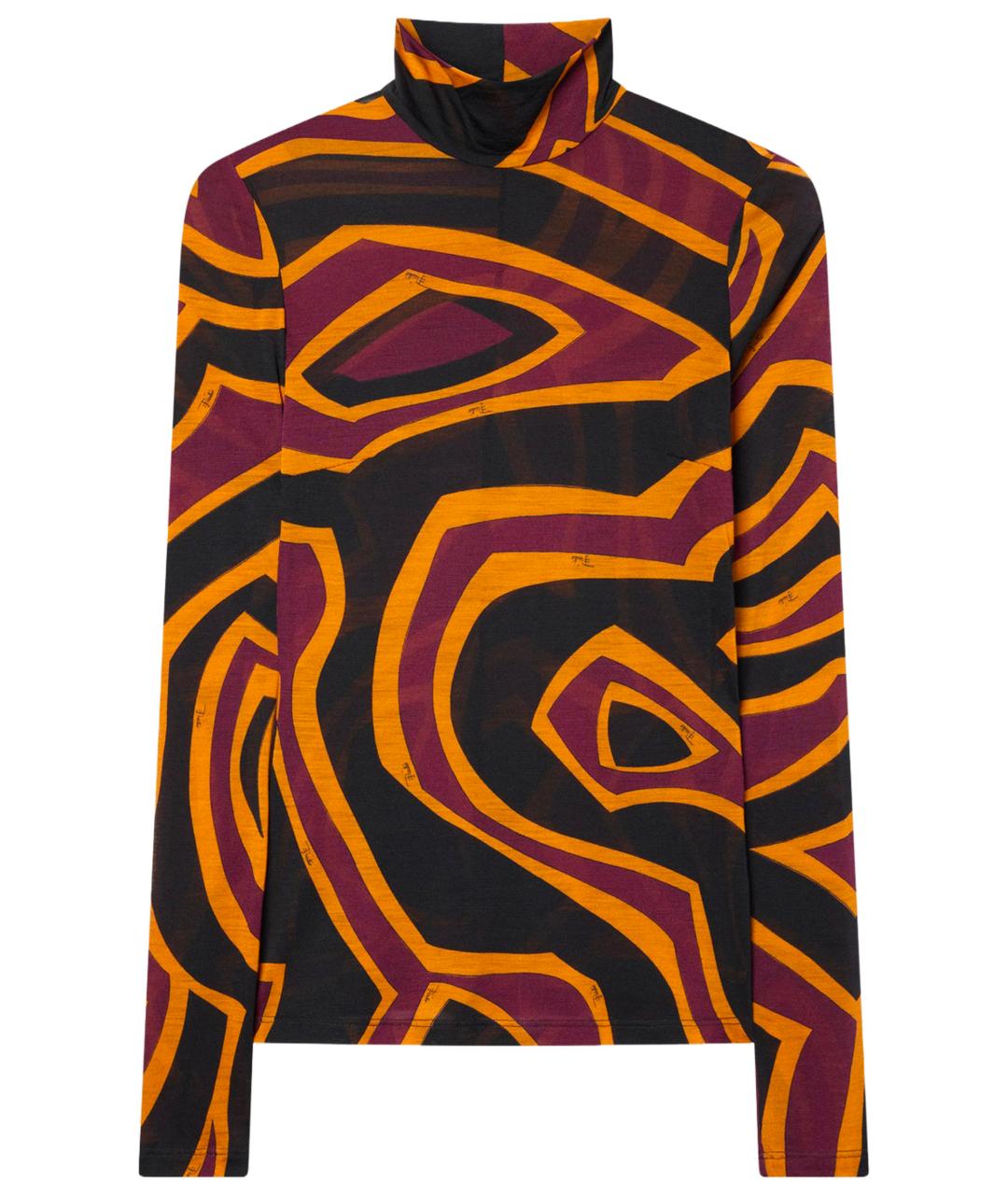 EMILIO PUCCI Мульти шерстяная водолазка, фото 1