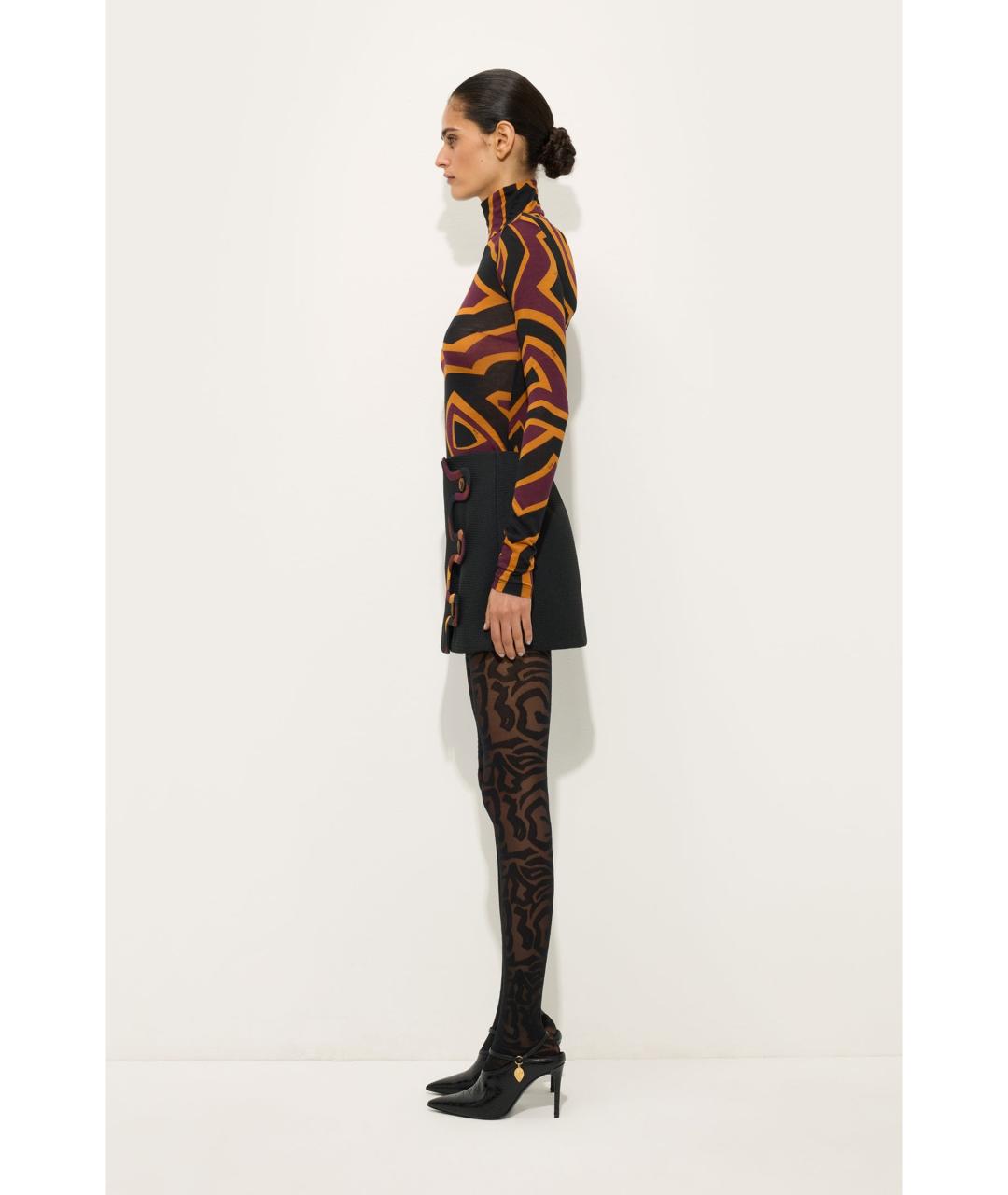 EMILIO PUCCI Мульти шерстяная водолазка, фото 4