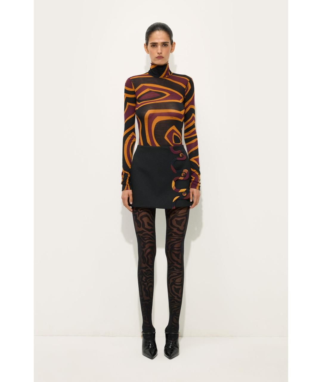 EMILIO PUCCI Мульти шерстяная водолазка, фото 2