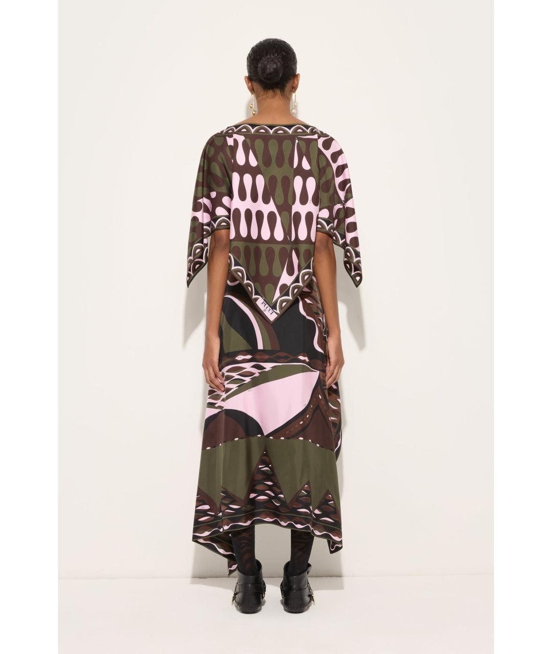 EMILIO PUCCI Мульти шелковая блузы, фото 4