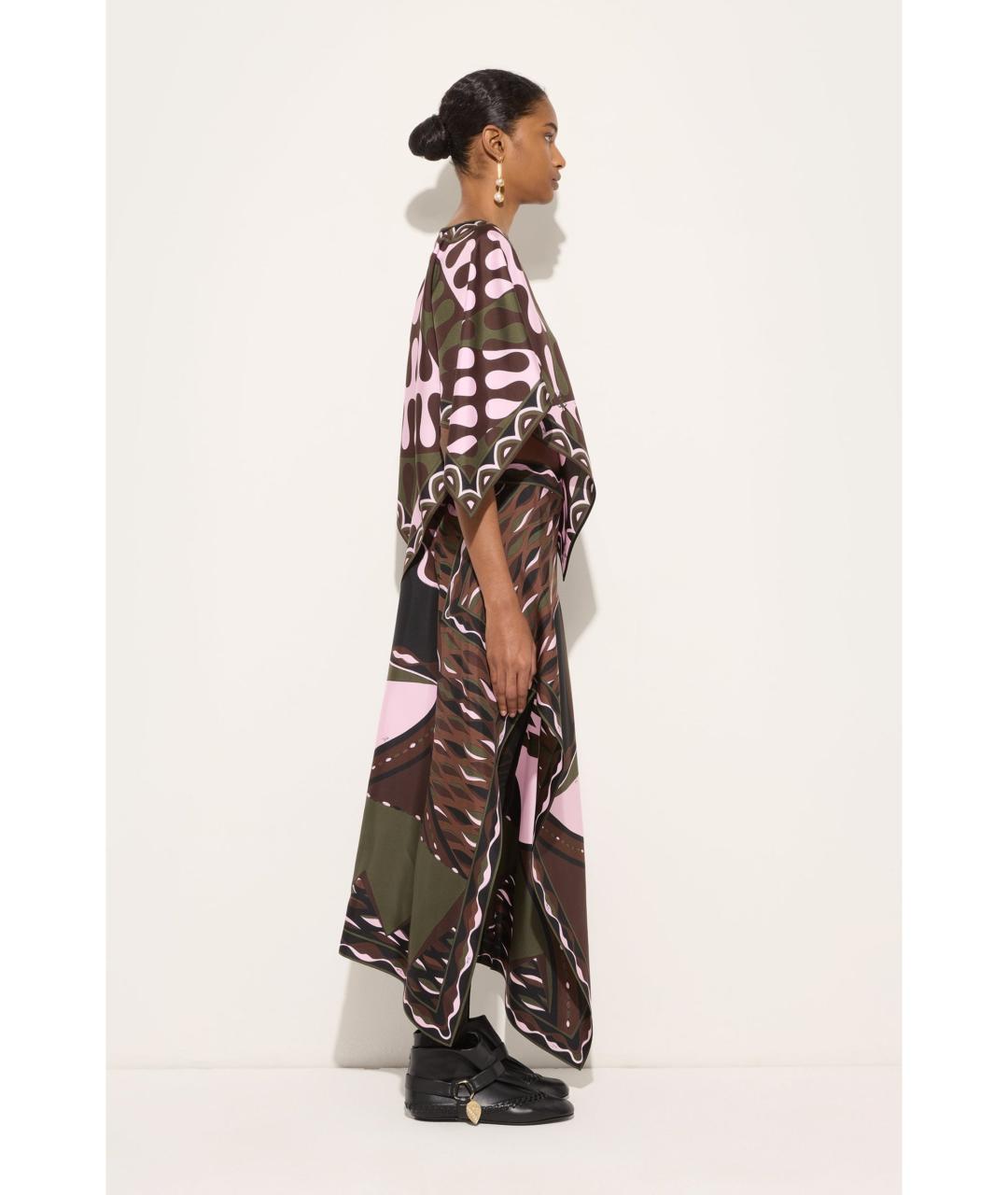 EMILIO PUCCI Мульти шелковая блузы, фото 3