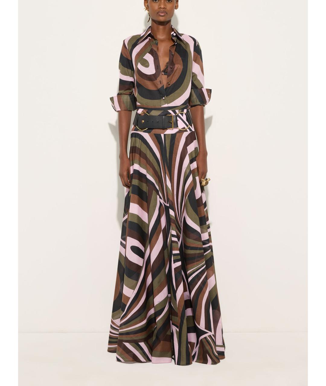 EMILIO PUCCI Мульти хлопковая рубашка, фото 2