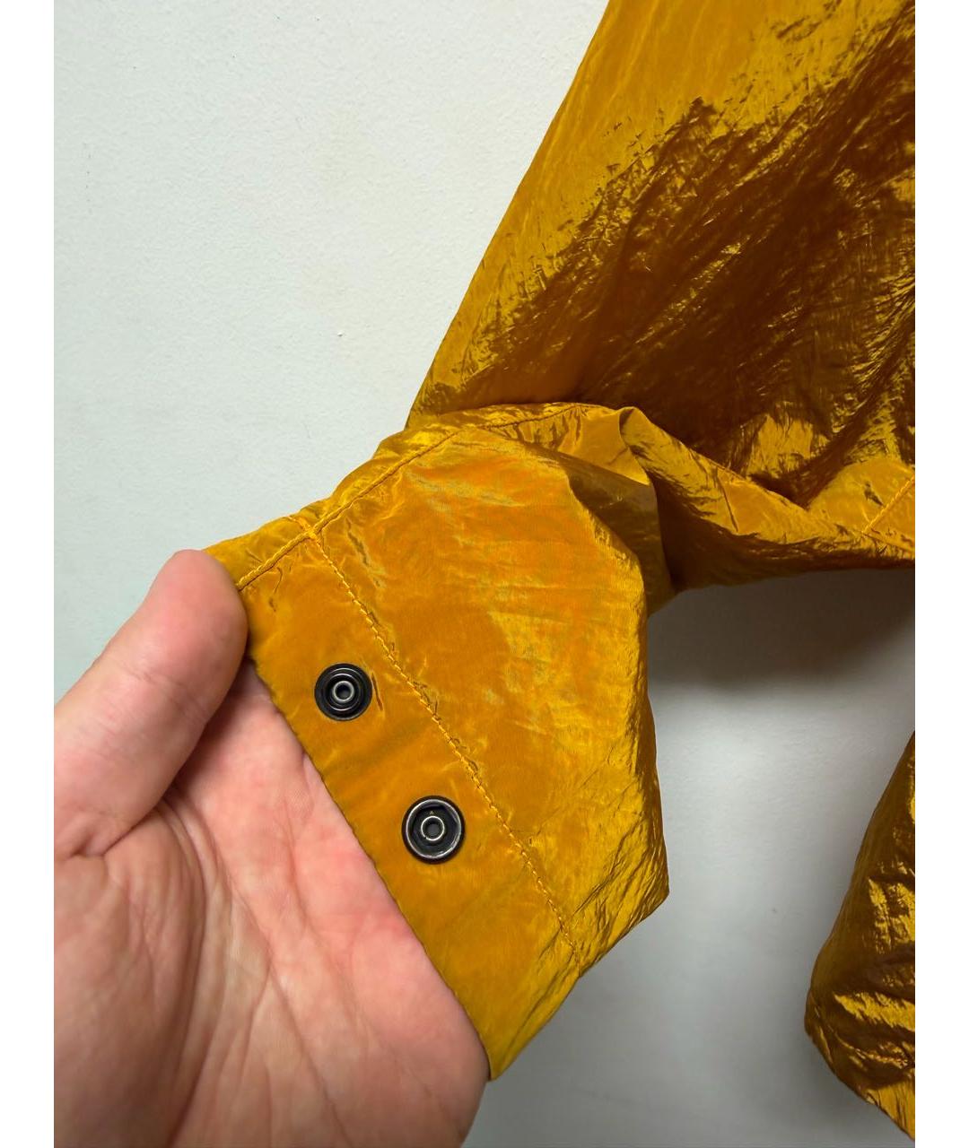 STONE ISLAND Оранжевая нейлоновая куртка, фото 6