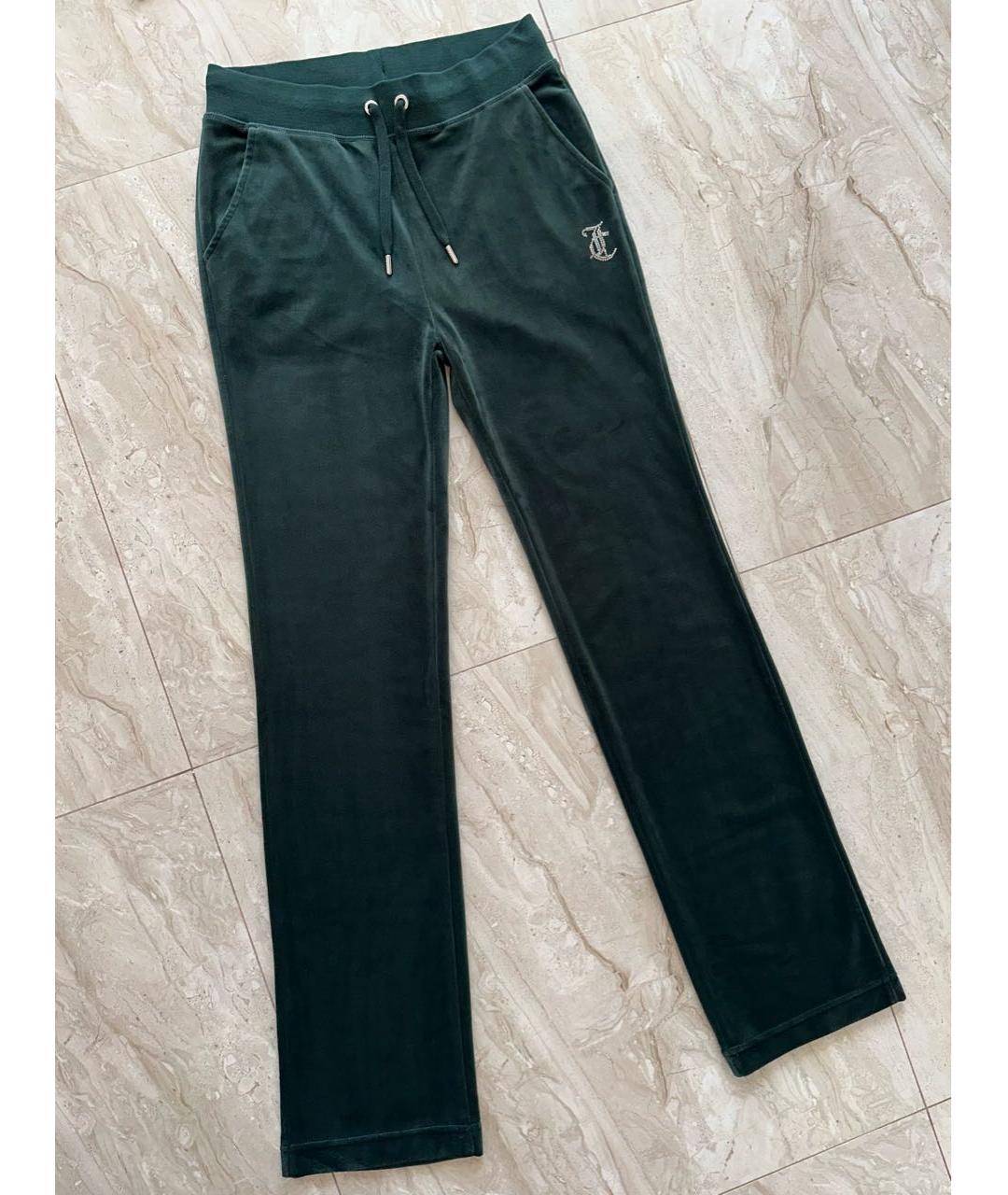 JUICY COUTURE Зеленый велюровый спортивные костюмы, фото 6