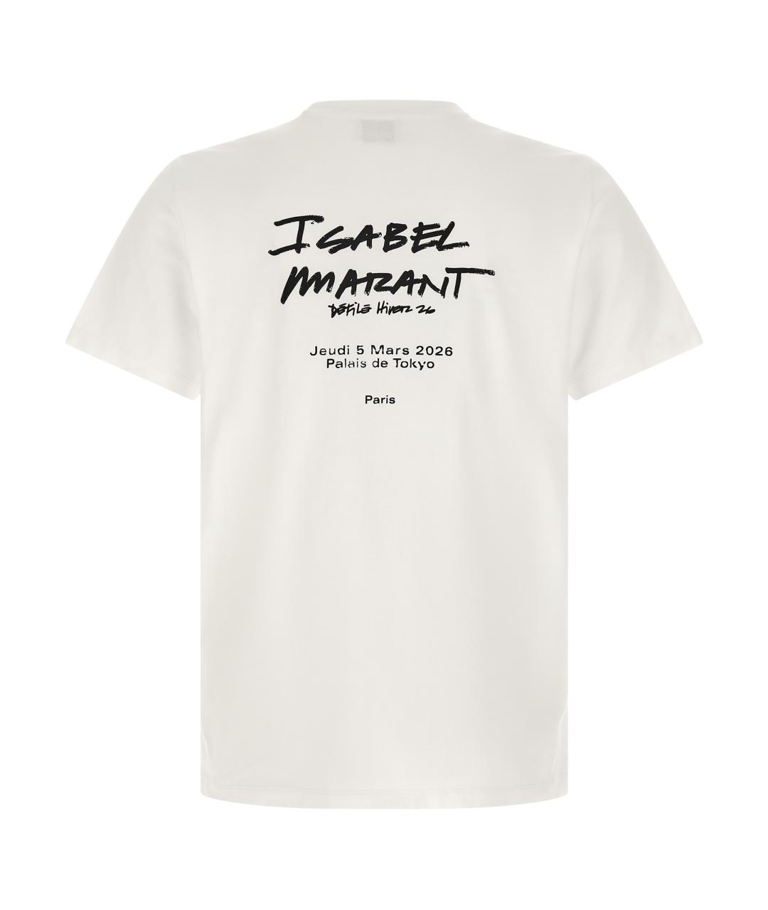 ISABEL MARANT Белая хлопковая футболка, фото 2