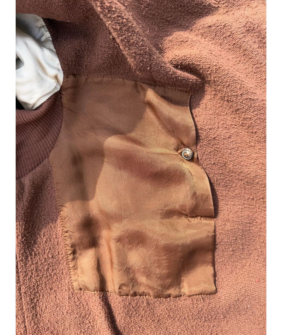 RICK OWENS Коричневая кожаная куртка, фото 5