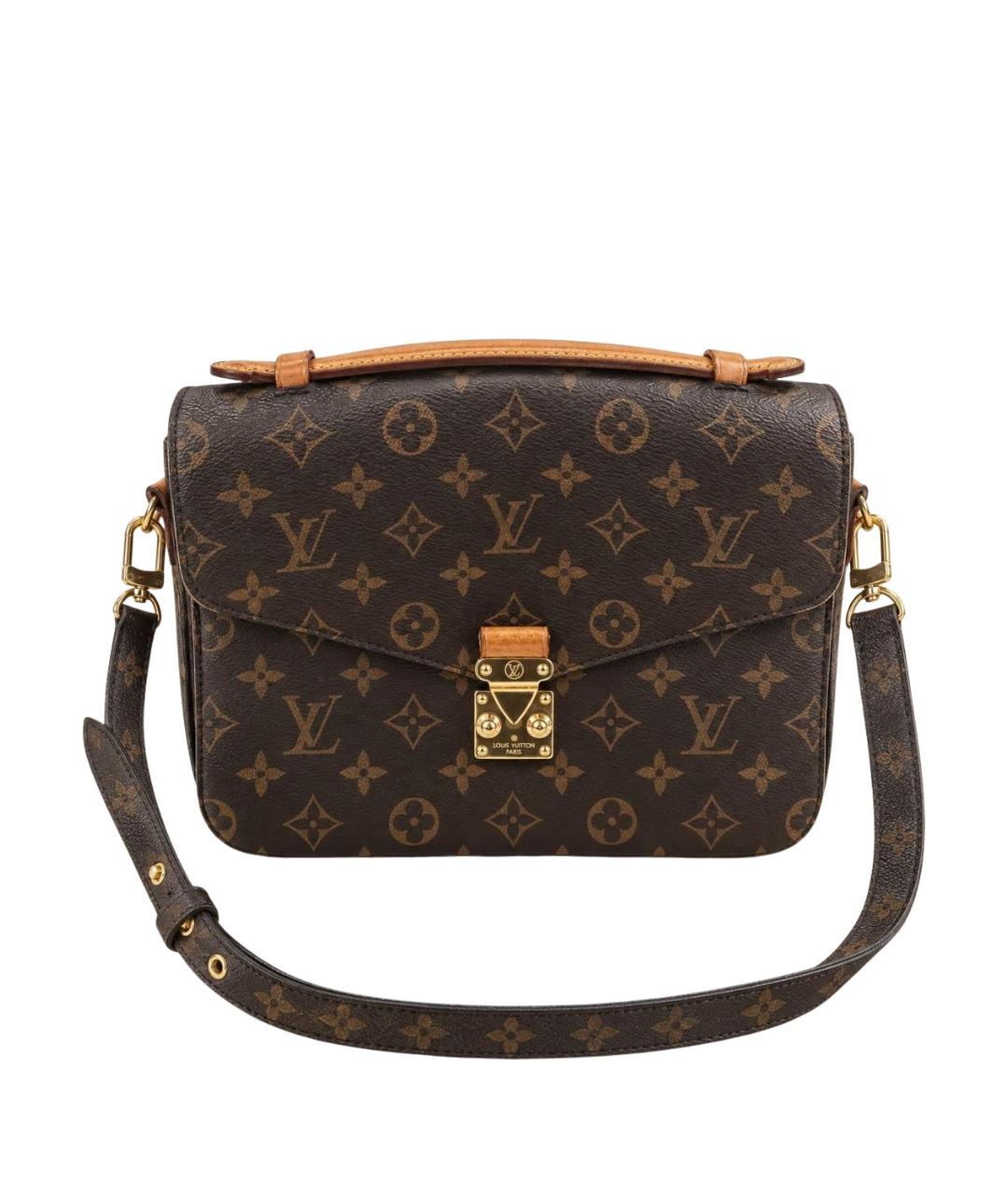 LOUIS VUITTON Коричневая сумка через плечо из канвы, фото 1