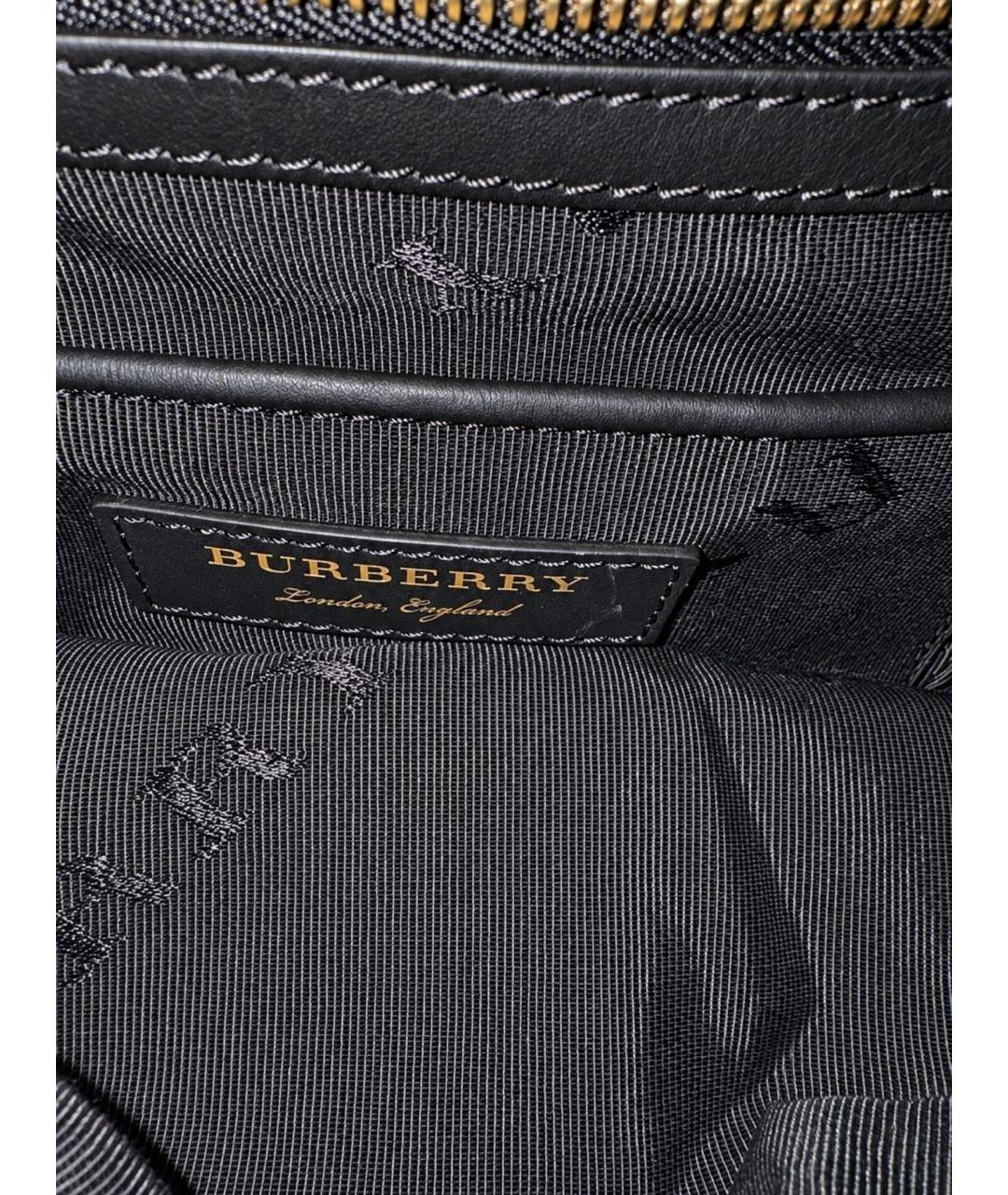 BURBERRY Бордовый нейлоновый рюкзак, фото 4