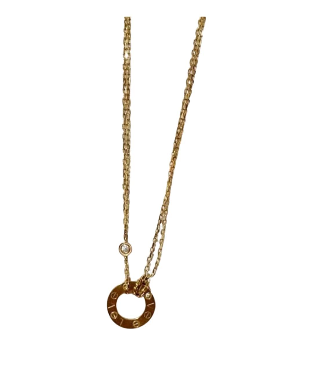 CARTIER Золотое колье из розового золота, фото 1