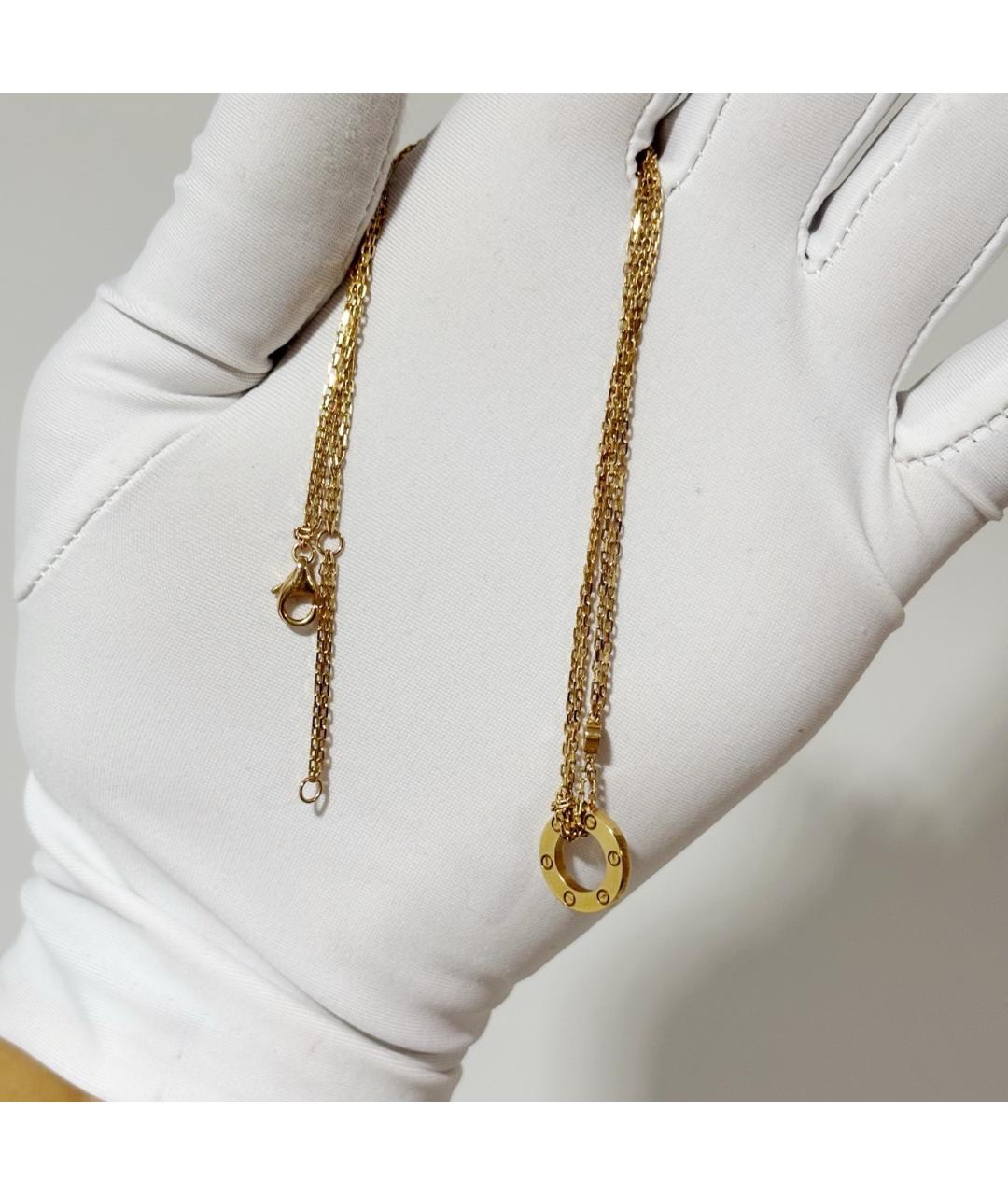 CARTIER Золотое колье из розового золота, фото 4