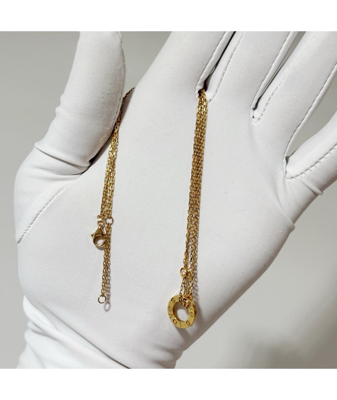 CARTIER Золотое колье из розового золота, фото 3