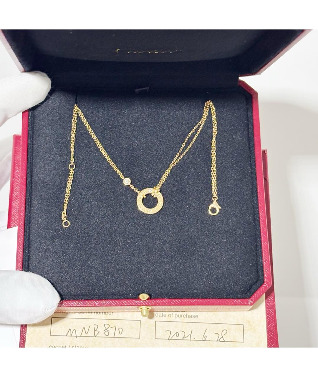 CARTIER Золотое колье из розового золота, фото 2