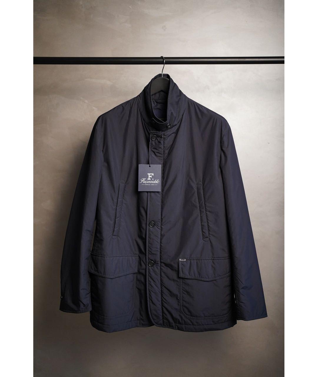 BRUNELLO CUCINELLI Темно-синяя хлопковая куртка, фото 8