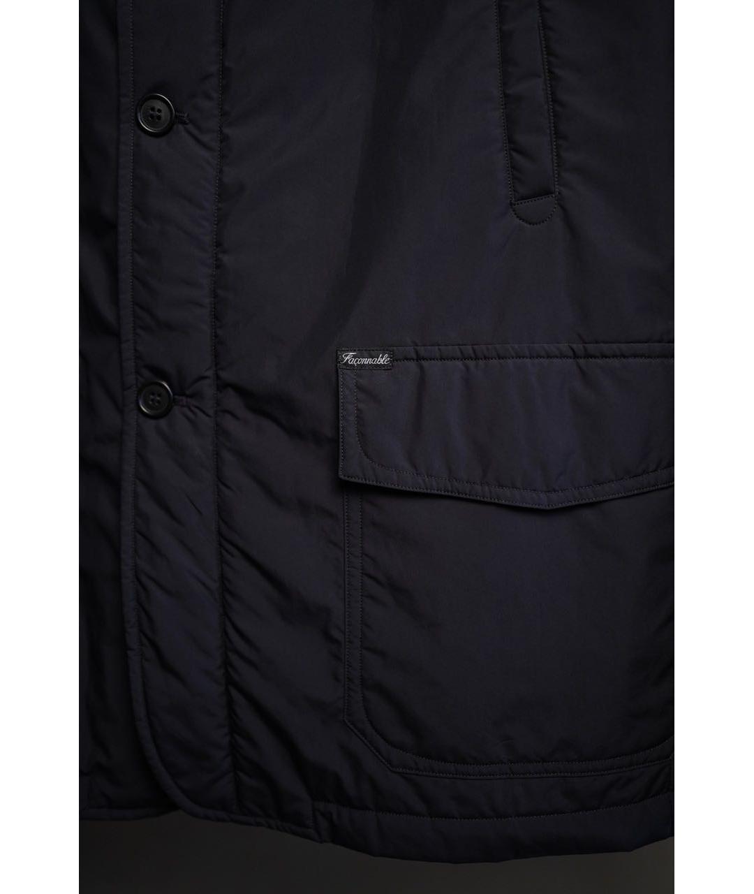 BRUNELLO CUCINELLI Темно-синяя хлопковая куртка, фото 7